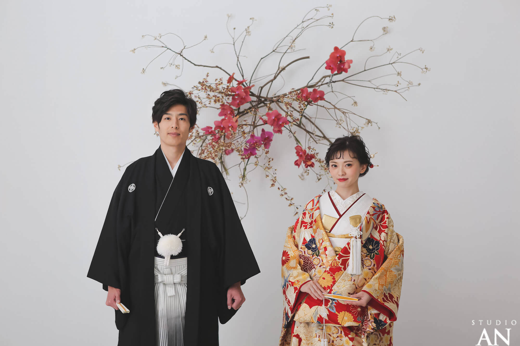 11月 生花が彩る結婚写真
