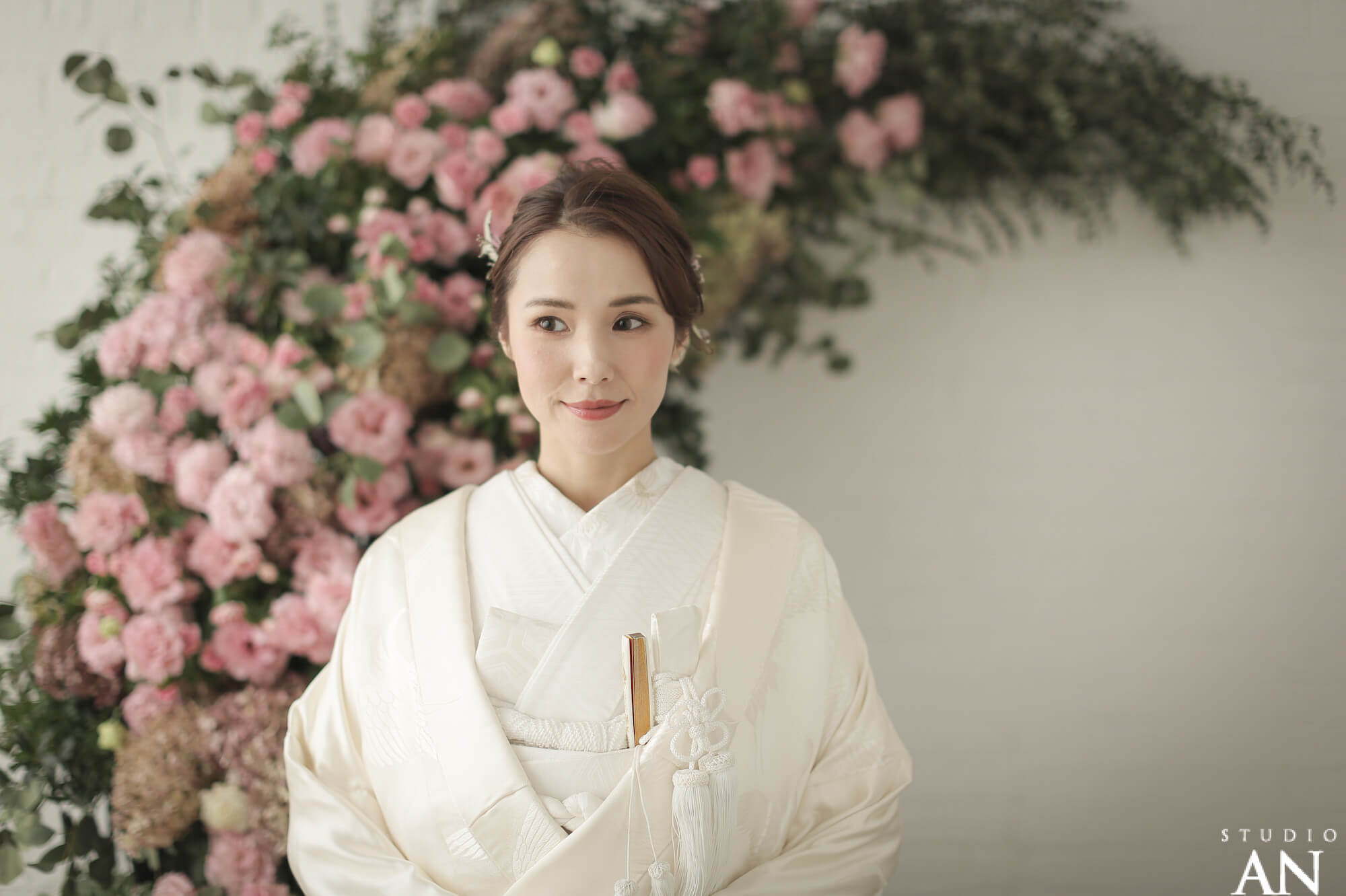 10月 生花が彩る結婚写真